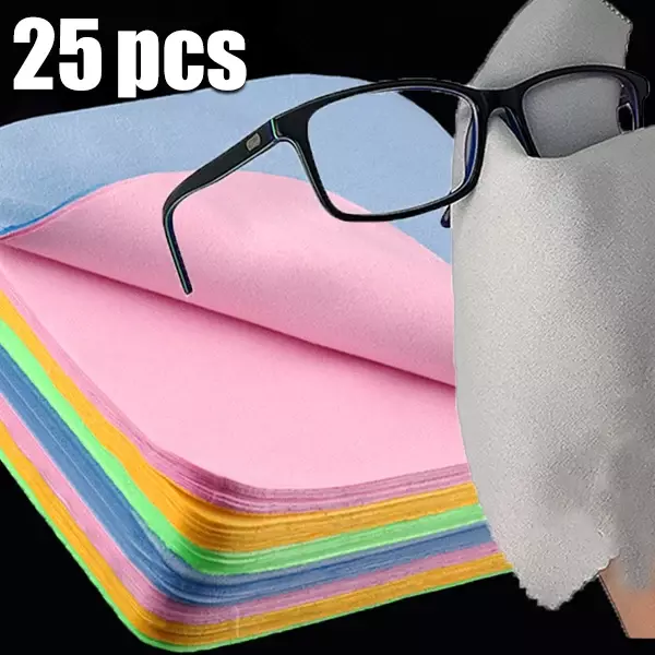 High-quality Microfiber Glasses Cleaning Cloth Lens Glasses Cleaner Mobile Phone Screen Cleaning Wipes Eyewear Accessories