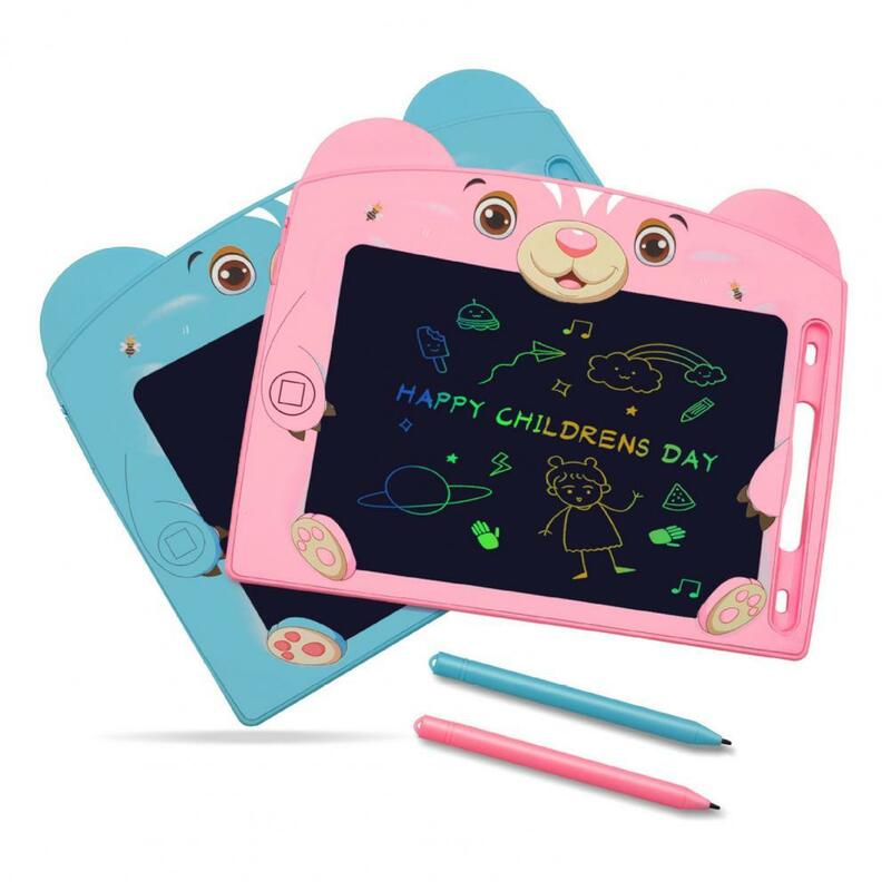 Desenho dos desenhos animados LCD Tela de LCD Placa de Escrita Eletrônica Tablet Crianças Desenho Tablet Placa de Escrita Rabisco Pad графический планшет