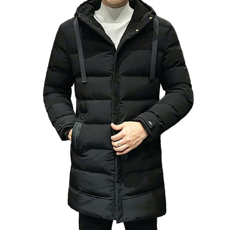 Jaqueta quente grossa à prova de vento masculina, casaco acolchoado de algodão impermeável, moda, parkas de inverno, 2023