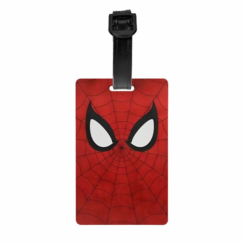 Spinne Spiderman Spider verse Superheld Gepäck anhänger Koffer Reise zubehör Etikett Gepäck tasche Fall Tags Name ID Adresse