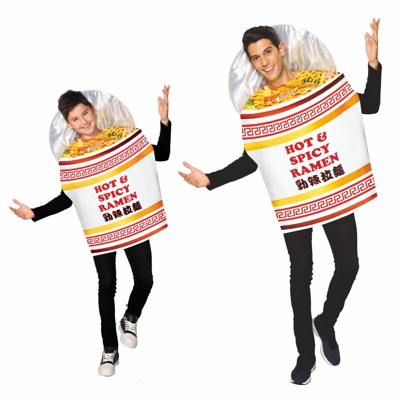 Cosplay Kostüm Hamburger Pizza Streaky Schweinefleisch Halloween Weihnachten Kleid Leistung Karneval Party Outfit Eltern-kind Kleidung