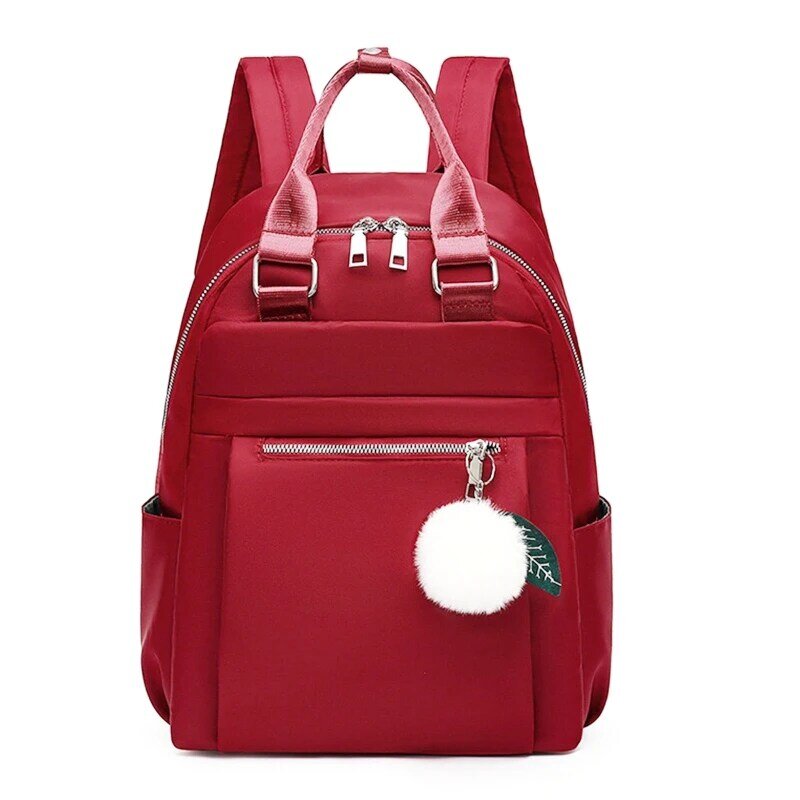 แฟชั่นไนลอนกระเป๋าเป้สะพายหลัง Anti-Theft Travel Daypack สำหรับหญิงสาววัยรุ่นนักเรียนโรงเรียนกระเป๋า Casual Rucksack