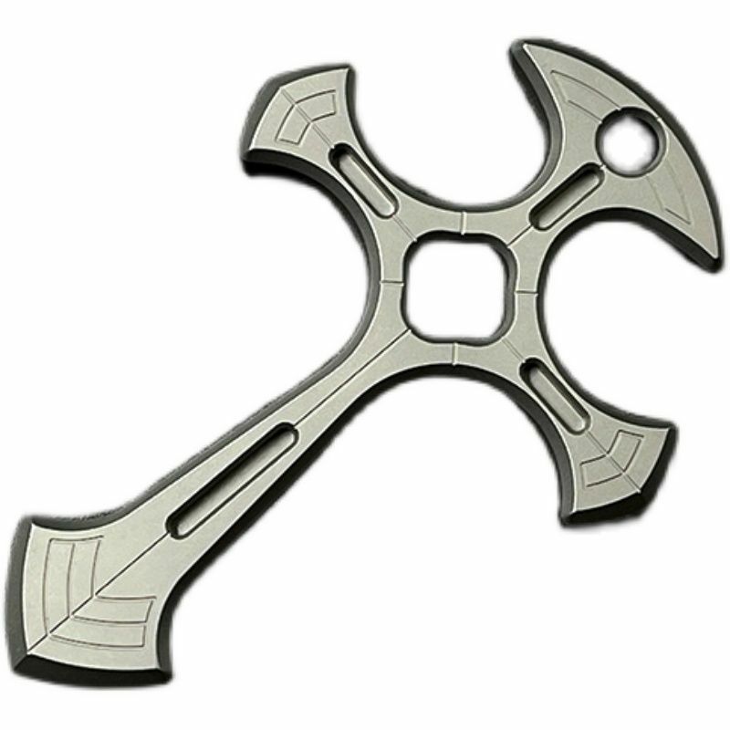 Collier croix multifonction en acier inoxydable pour homme, pendentif chaîne, outils d'autodéfense EDC, cadeau créatif extérieur