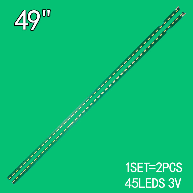 49 V15 ART3 FHD REV 0.4 1 L tipe R lampu belakang TV LED untuk 49 inci Strips Strips