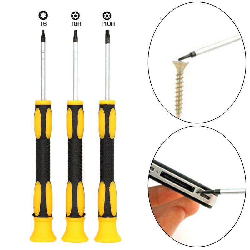 1PCS 140mm T8H/T10H Hexagon Torx Screwdriver Removaling Assembling Repairing Hand Tool For 360 PS3 PS4 Game Console Handle