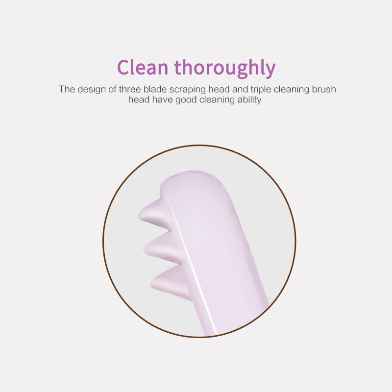 Cepillo raspador de lengua reutilizable, limpiador de lengua, cuidado bucal, mantiene el aliento fresco, Color aleatorio, nuevo, útil