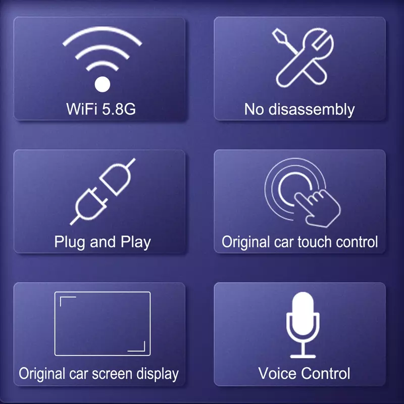 Mini adaptador inalámbrico de Android para coche, dispositivo con cable OEM, AI Box inteligente, Dongle USB inalámbrico para SamSung y XiaoMi, 2024
