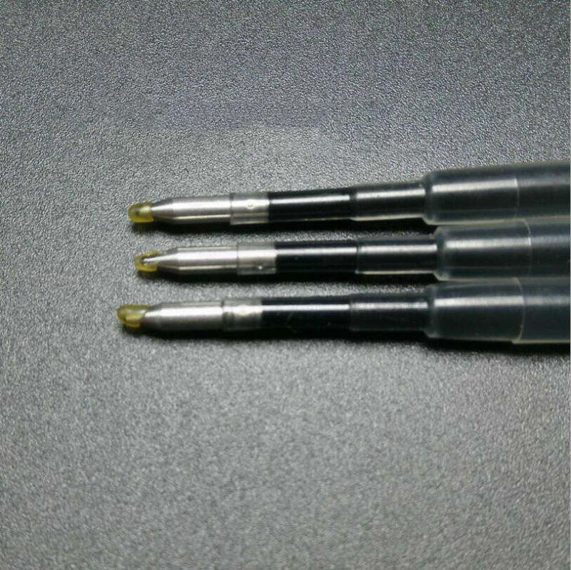 Recharge mécanique en métal, pointe en acier inoxydable, pointe de 9.9mm et 0.5mm, 0.7 cm de long, 2 pièces, 6 pièces, 12 pièces