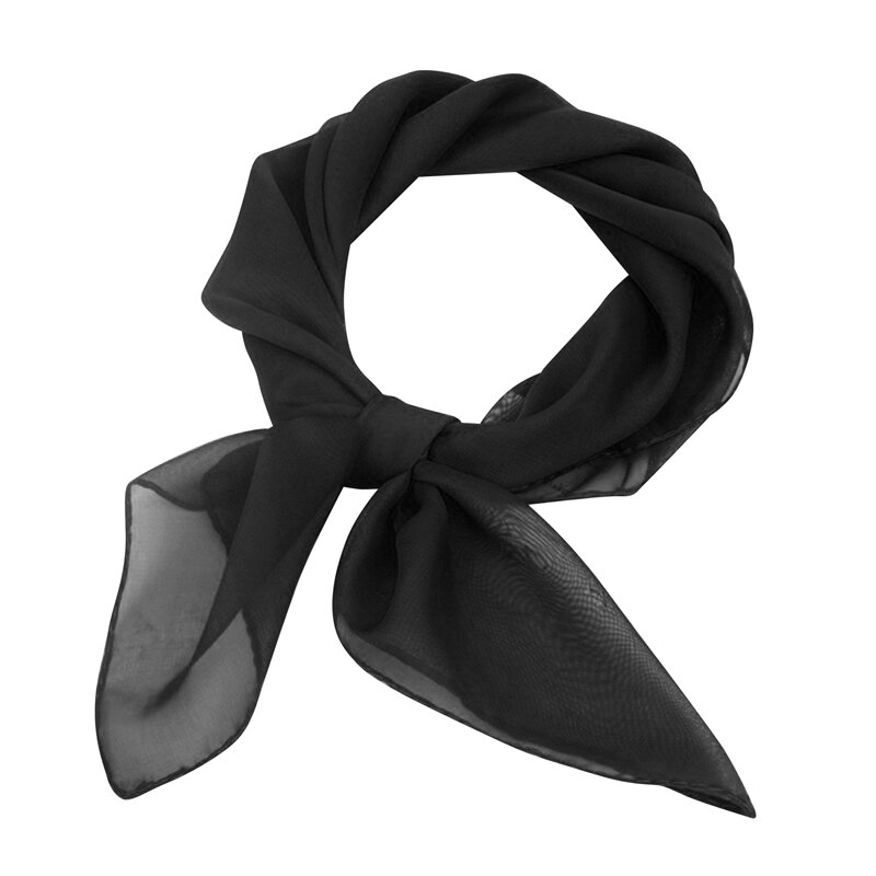 Шарф-лента шейный шарф шифоновый квадратный платок декоративный шарф