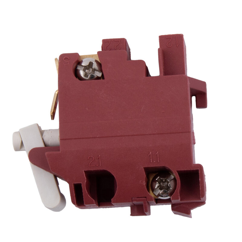 Prático Durável Botão Do Interruptor Do Moedor De ângulo, substituição De Plástico Vermelho, de Alta Qualidade, PWS 10-125 CE, PWS 650