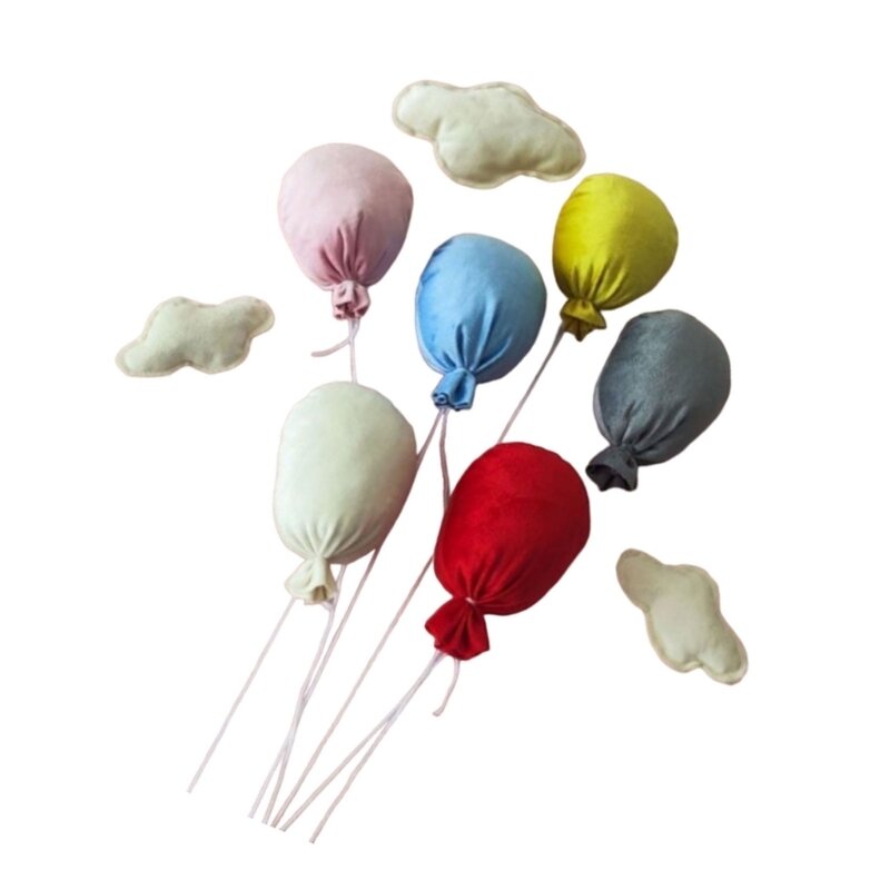 Noworodka fotografia rekwizyty kolorowy balon chmura pozowanie rekwizyty sesja zdjęciowa dla dzieci DIY tło do zdjęć dekory na