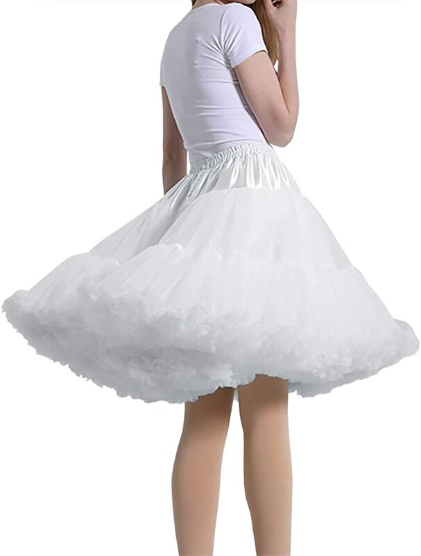 Frauen Petticoat Rock Erwachsene Puffy Tutu Rock Layered Ballett Tüll Pettiskirts Kleid Kostüm Unterrock
