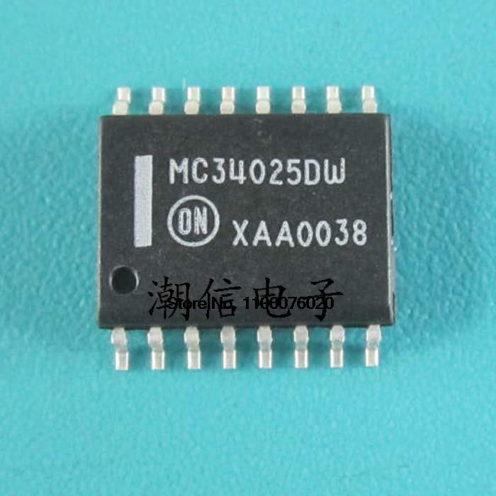 MC34025DW SOP-16 en stock, IC de potencia, lote de 5 unidades