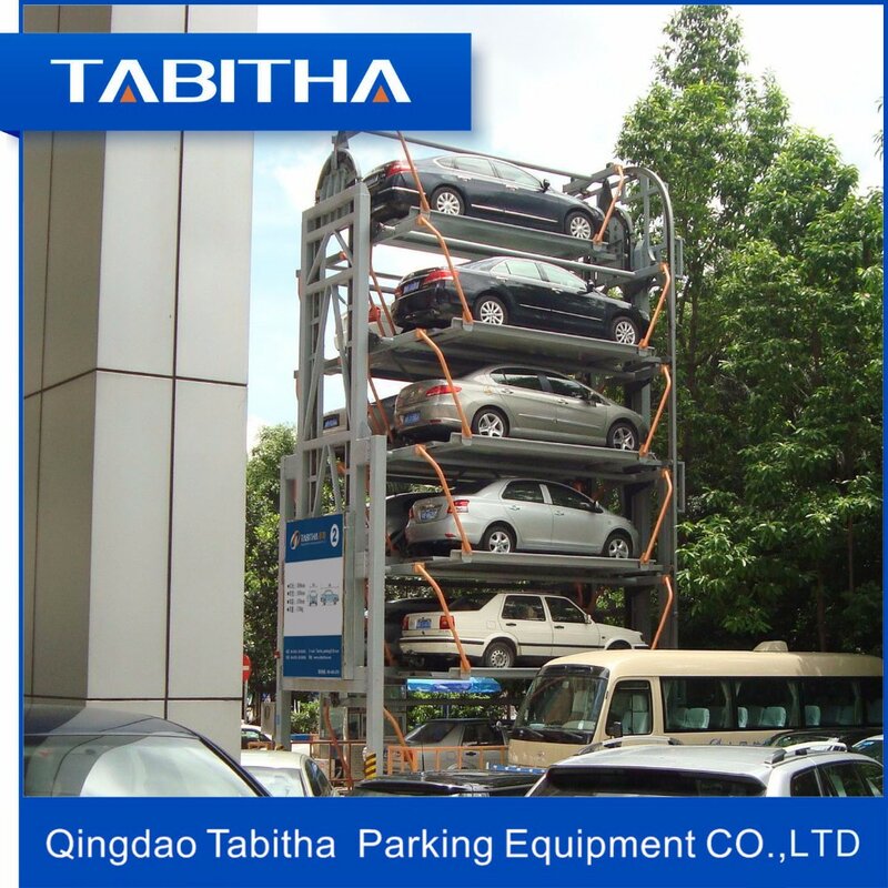 Estacionamento do carro equipamento circulação vertical estacionamento rotativo sistema inteligente
