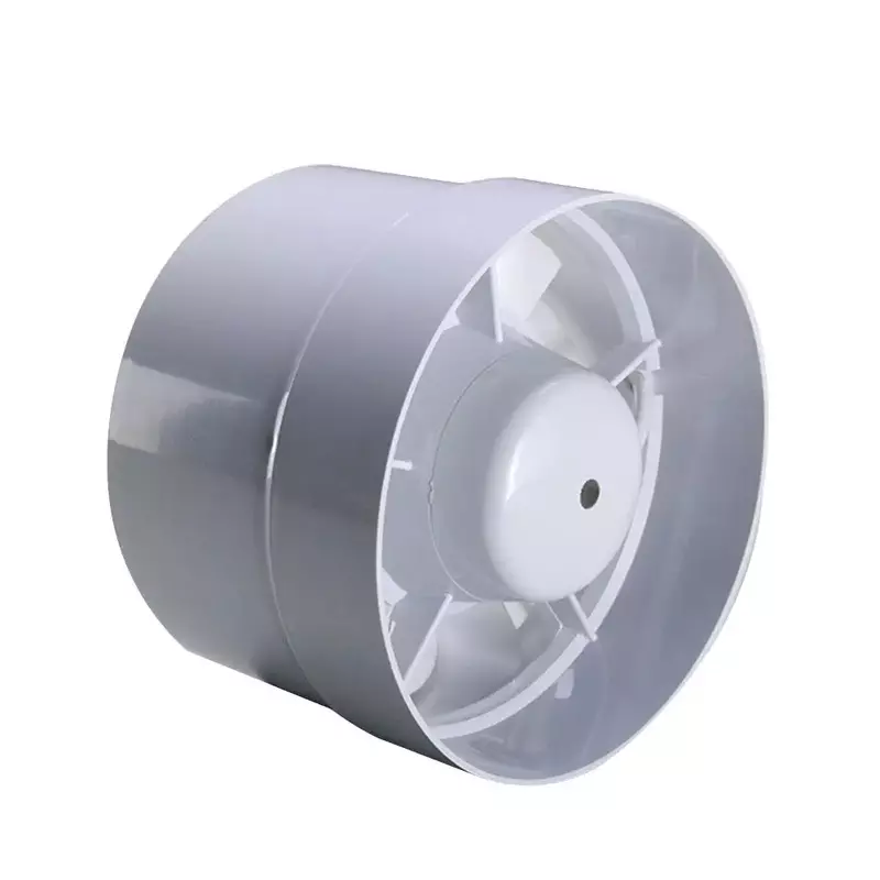 Inline ventilador do duto para fontes do banheiro, tubo de escape, exaustor, ventilação do teto, 220V, 4 polegadas