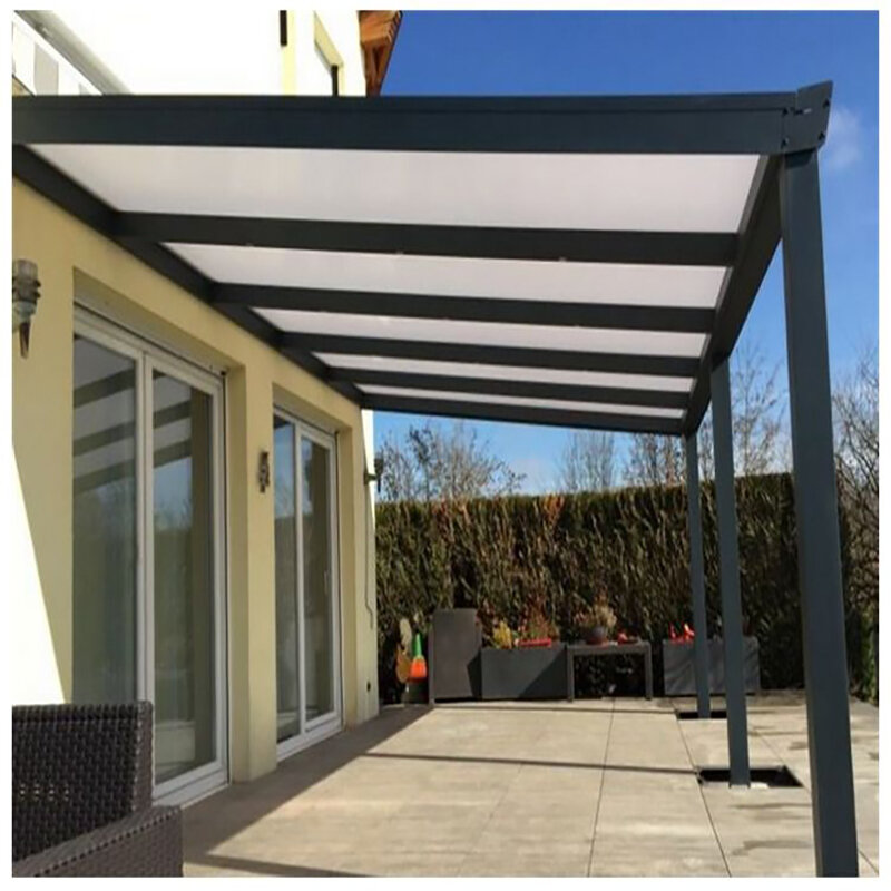 Aluminum alloy carport parking shed home villa courtyard sunshade canopy car canopy outdoor parking space canopy waterproof   Al