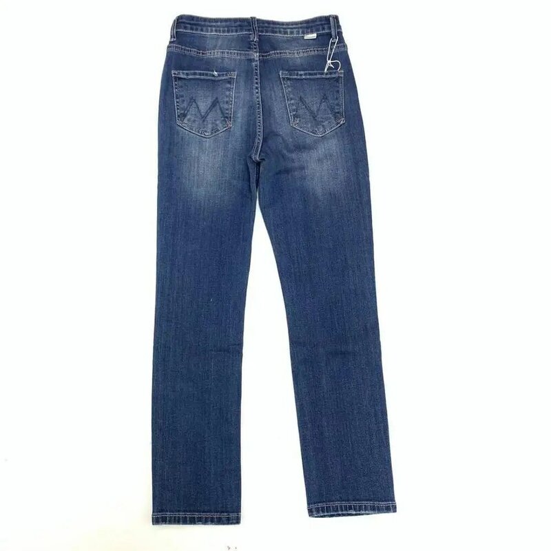 Женские джинсы, повседневные брюки с прямыми штанинами, женские джинсовые брюки до щиколотки