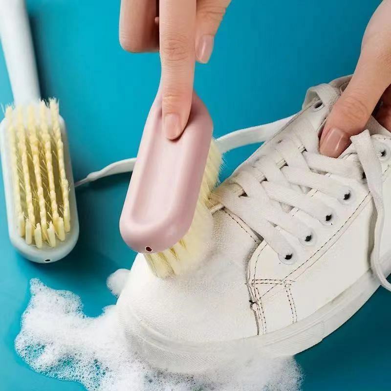 Cepillo de plástico para limpieza de zapatos, limpiador de UDS para zapatillas, 1 multiuso para calzado