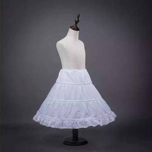 Rok Petticoat Dapat Disesuaikan untuk Gaun Pesta Gadis