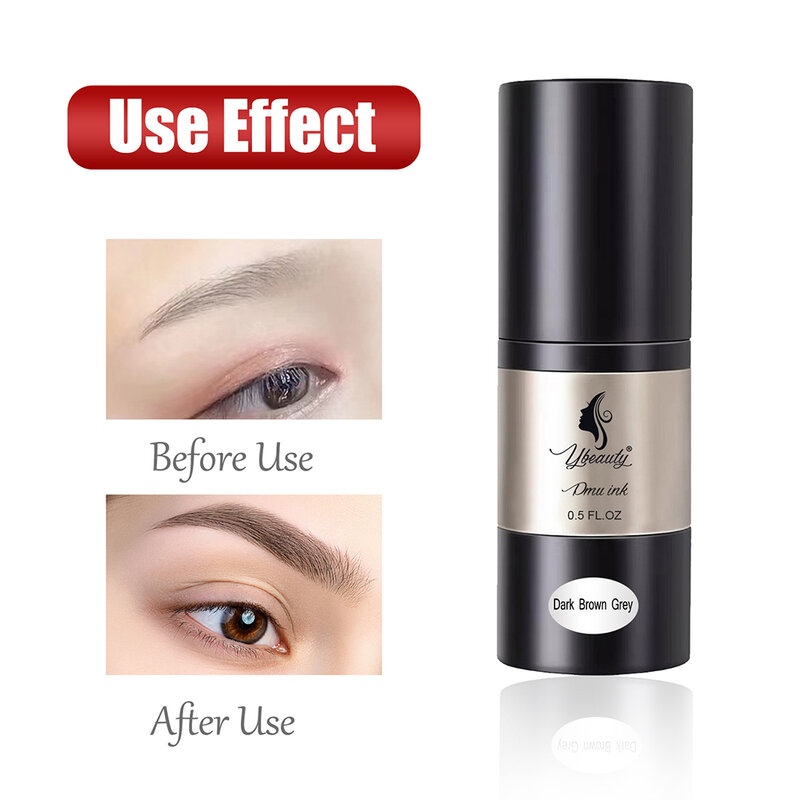 15ml Semi Permanent Makeup Eyebrow Inks For Body Art Lips Eye Line Microblading Pigment Eyebrow Tattoo Color Inks Supplies