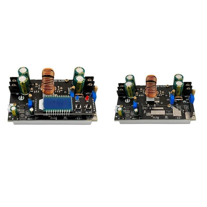 ZK-SJ20 automatyczny moduł obniżający napięcie MPPT Buck Boost Converter moduł zasilania regulowana płytka z wyświetlaczem LCD