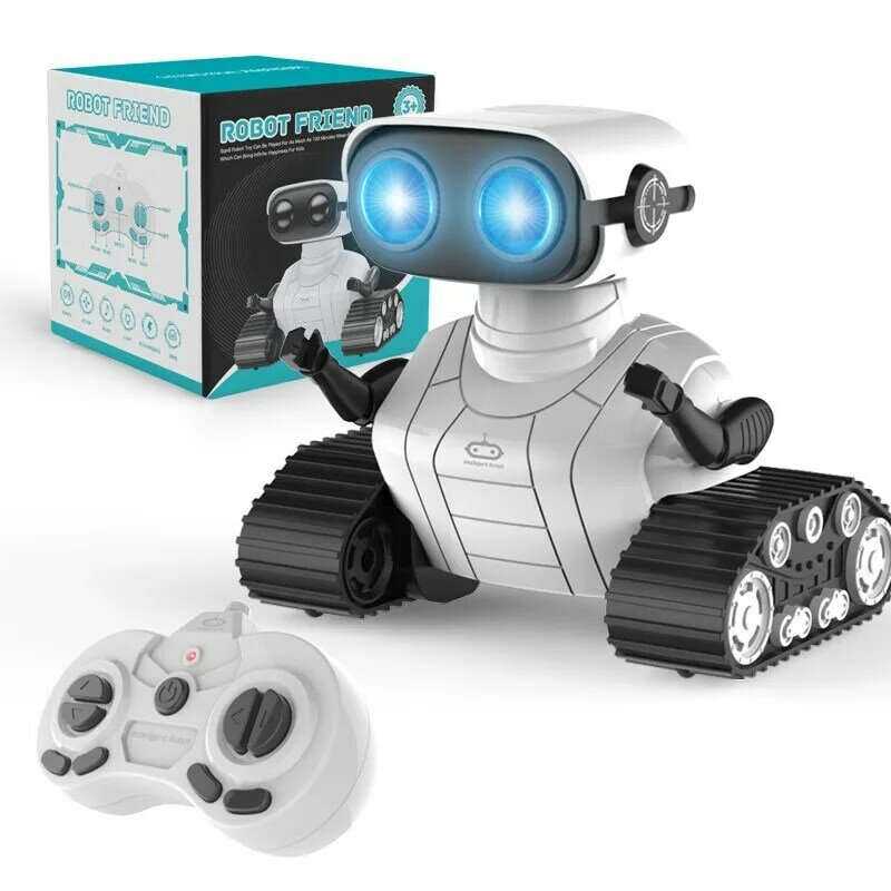 子供のためのインタラクティブな電気ペットロボット,エンターテイメントのおもちゃ,音声と光,英語のパッケージ