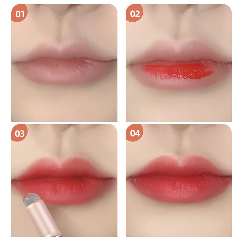 Siliconen Lipborstel Met Hoes Schuine Concealer Make-Up Tool Draagbare Ronde Kop Als Vingertoppen Q Zachte Lippenstift Borstel