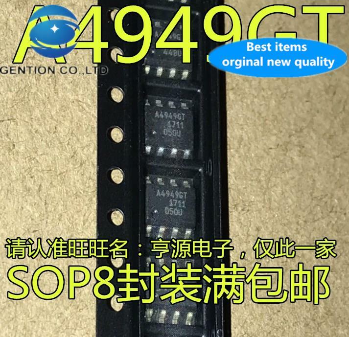 10 peças 100% original novo em estoque a4949g a4949gt A4949GLJTR-T sop8 pé drive sensor chip smd ic