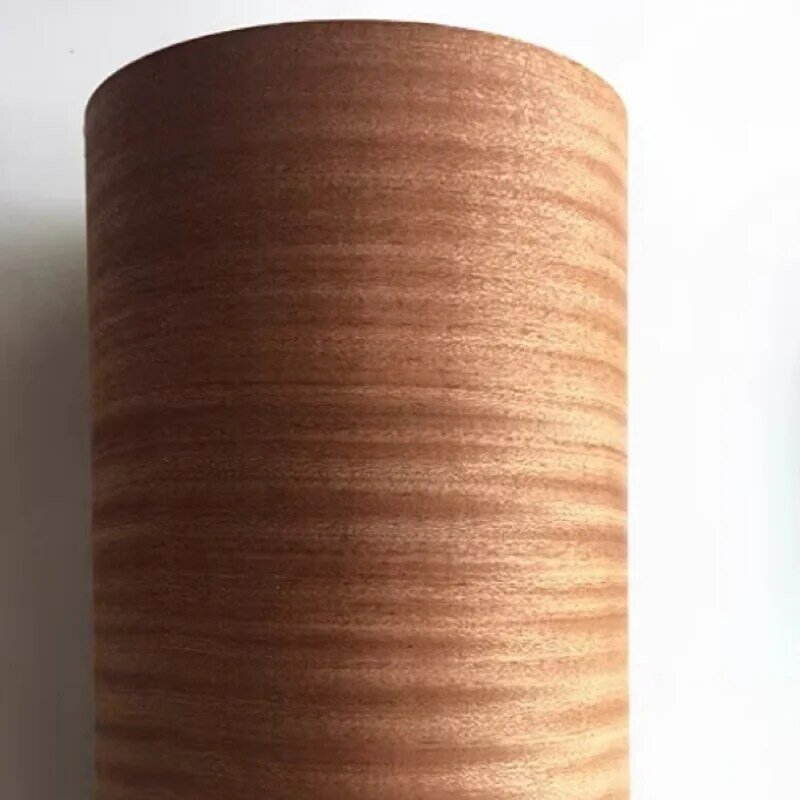 Folheado tingido madeira da grão reta natural, largura 30cm, T 0.4-0.5mm, L 2.5 m