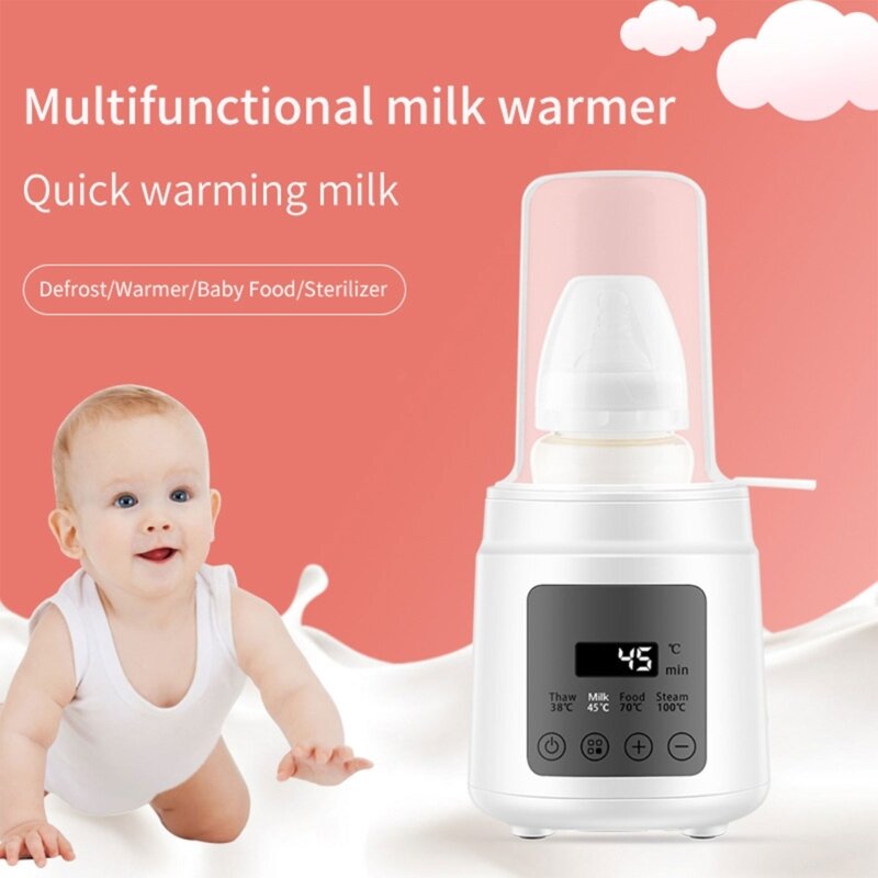 เครื่องอุ่นขวดนมให้อาหารเด็กทารกเครื่องทำอาหารเสริมเต้านมนมร้อนทารกเสริมความร้อนเร็วมัลติฟังก์ชั่น
