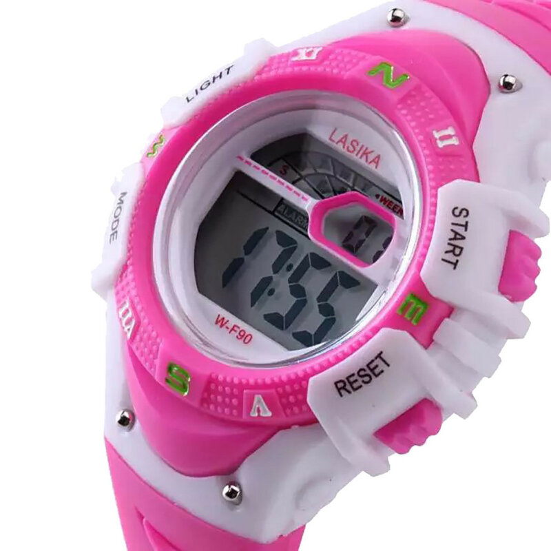 Jam Alarm multifungsi jam tangan elektronik modis olahraga pelajar kedap air jam tangan anak jam tangan perempuan 2024