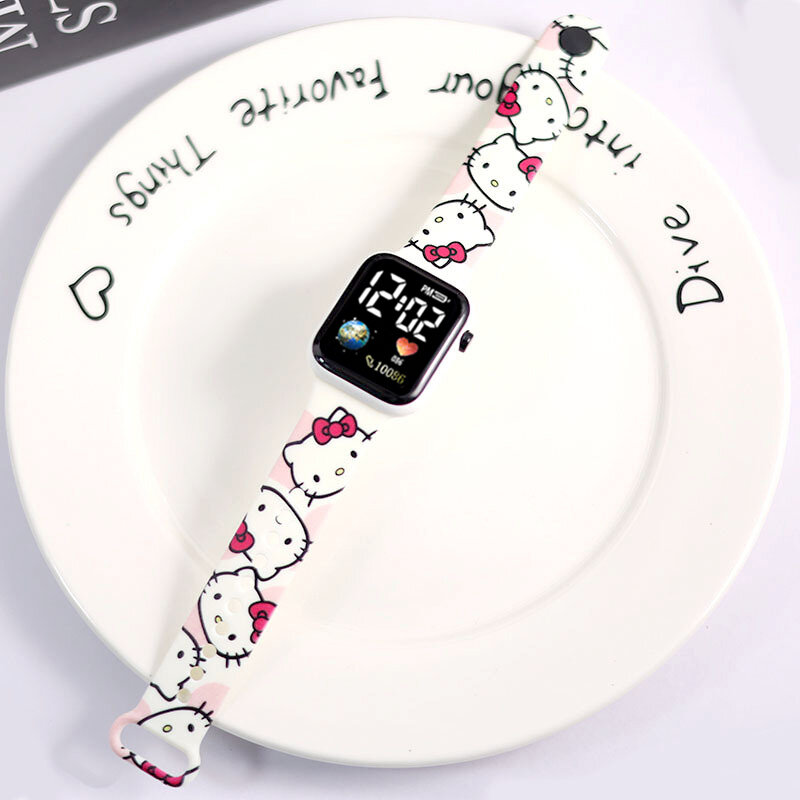 Disney Stitch Relógio Digital para Crianças, Meninas Relógios, Reloj Para Niña, Relógio Infantil