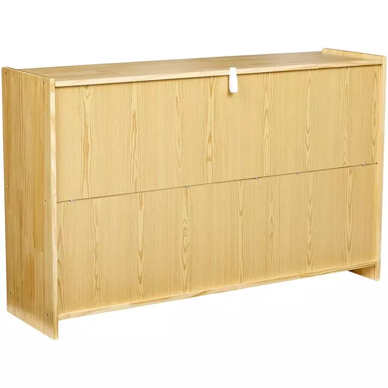 Basics zaino Storage Cubby, 8 scomparti, legno di pino, 13 "D x 30" W x 48 "H