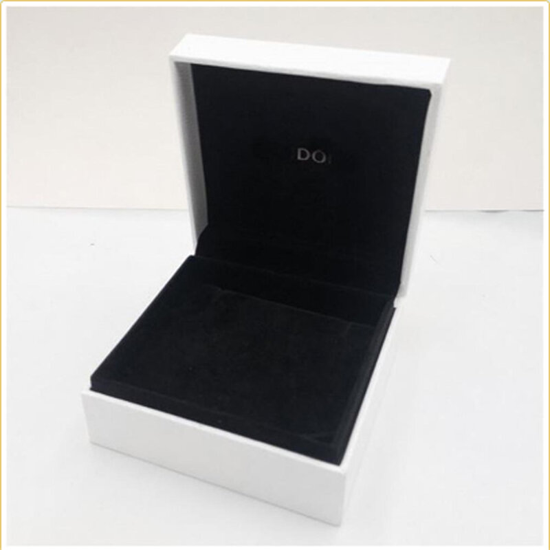 Caja de almacenamiento de joyería para mujer, embalaje compatible con llavero Original, pulsera, anillos, pendientes, cuentas, moda, 2023