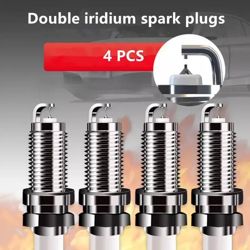 Double Iridium Spark Plug, Adequado para Byd Tang, Dm-I P 100, Song, Auto Peças