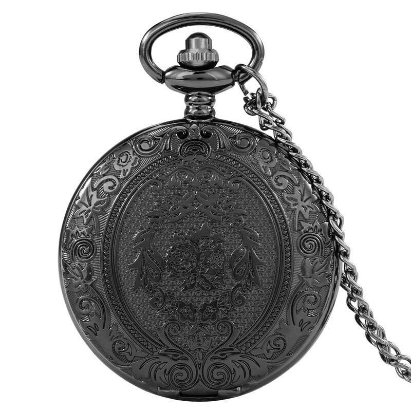 Luxus Retro Silber Quarz Taschenuhr Mode mittelalter lichen Stil Halskette Anhänger Kette Schmuck Geschenk Steampunk Uhr für Männer Frauen
