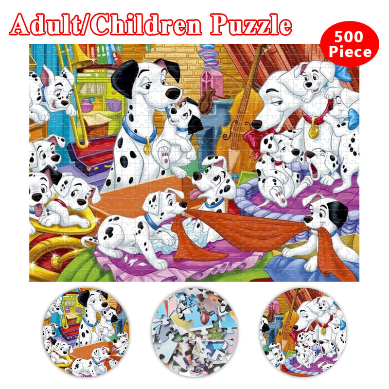 Disney Puzzel 101 Dalmatiërs Kartonnen Puzzel 1000 Stuk Cartoon Puzzel Voor Volwassenen Familie Geschenken Kid Educatief Speelgoed