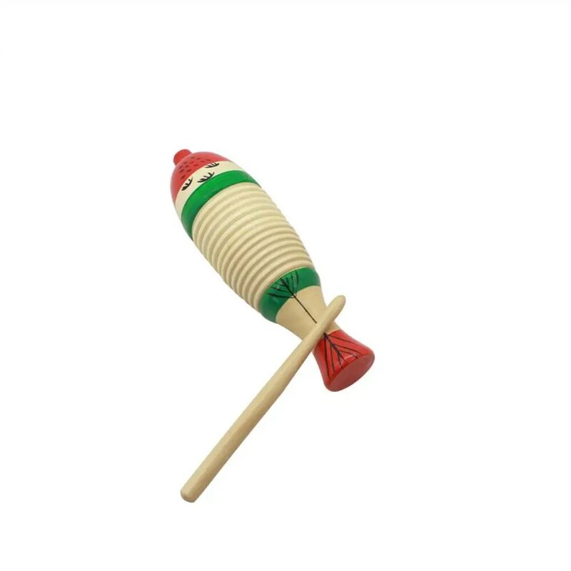Nocche di pesce in legno a percussione per la prima educazione dei bambini bambino bambini giocattolo musicale strumento in legno regali per bambini
