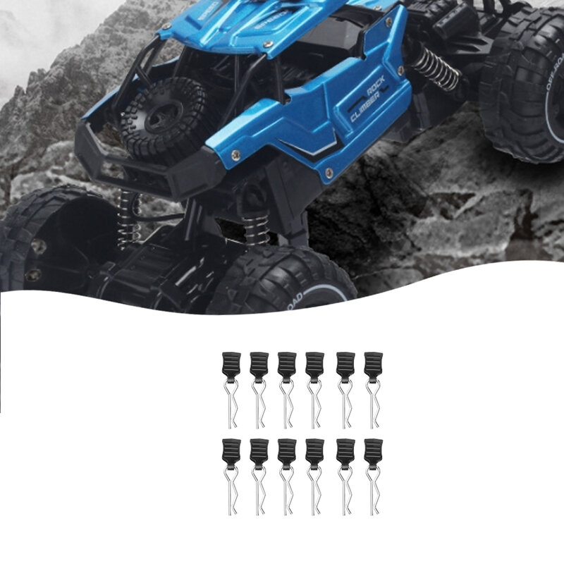 Rcgofollow 1/10 Rc Body Clips Met Pull-Tabs Auto Clips R Clips Voor/14 Mjx Hyper Go Auto Clips R Clips Veilig
