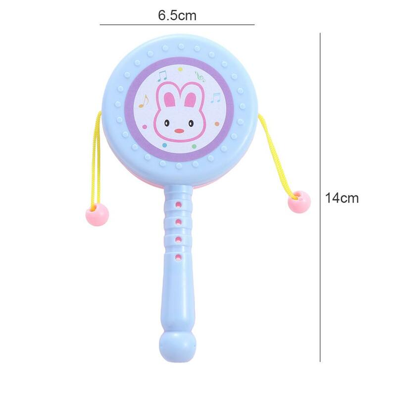 Instrument Percussion Musical Early Education Musical Instruments Toys Cartoon Rattle Kid Rattle Drum Musical Rattle Music Toys