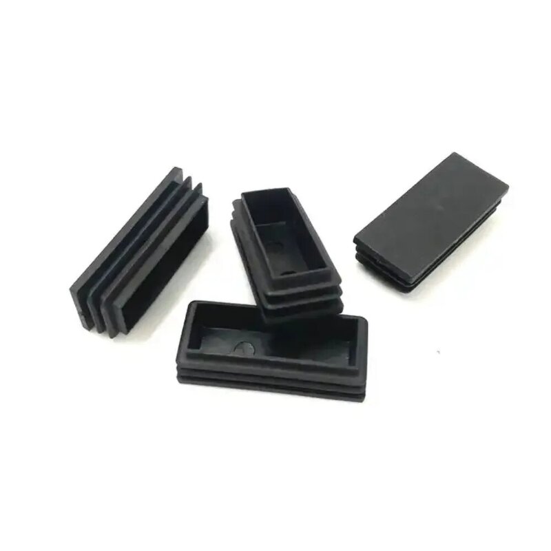 Pipe insert tube end cover square table leg caps plastic tube plug nonslip chair leg caps furniture pads rubber plug pipe