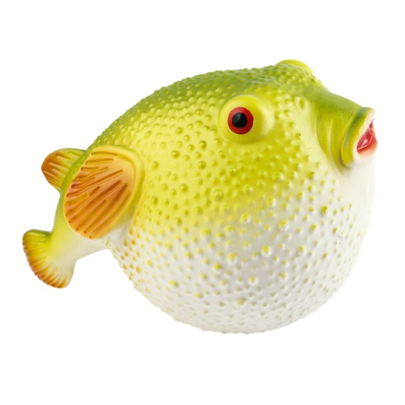 Small Animal Toy Pufferfish Figures Bath Toy Stretchy Sea Animal Toy for Basket Filler Kids Adults Holiday Gifts Party Favors