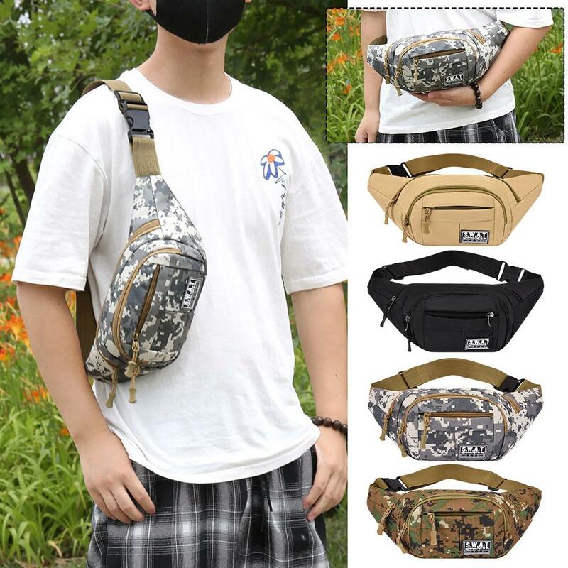 Поясная Сумка для путешествий, камуфляжная сумка-мессенджер, походный рюкзак, мужской слинг для кемпинга, армейская мягкая нагрудная спортивная сумка для охоты, рыбалки X6C7