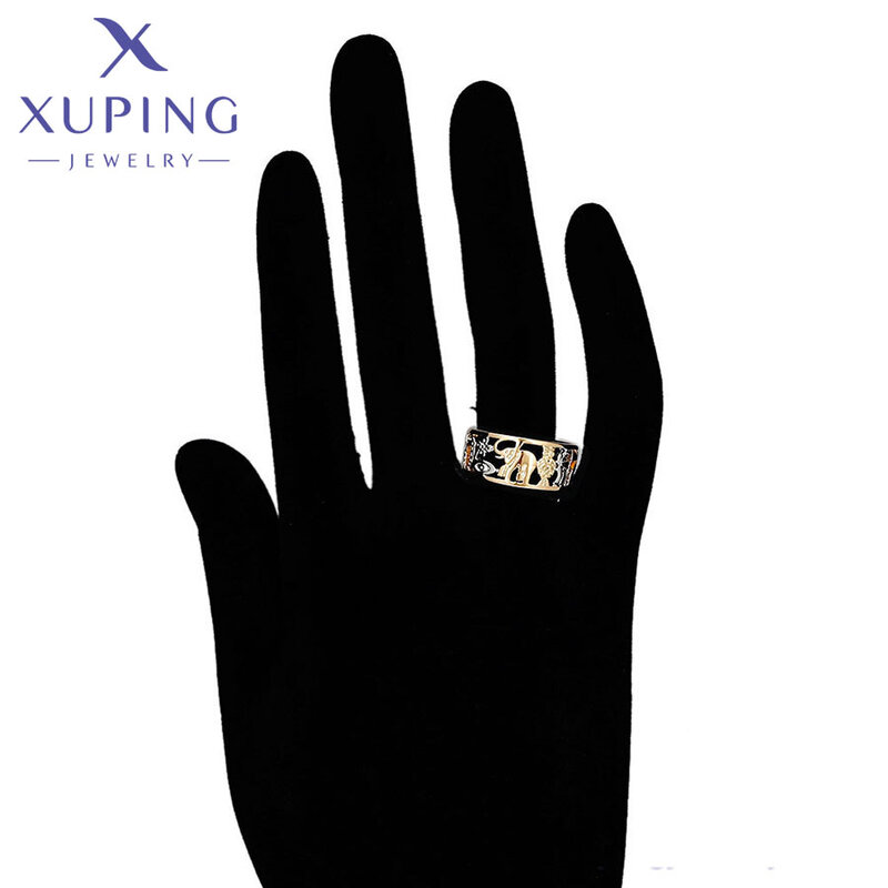 Xuping cincin desain pesona populer Obral musim panas Fashion untuk wanita pria hadiah ulang tahun 15466