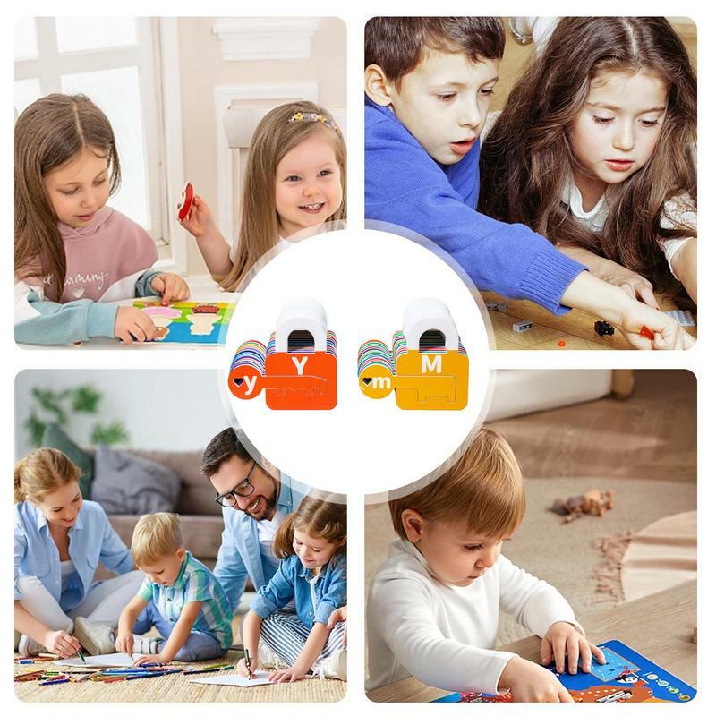 Mainan menghitung yang cocok bentuk kunci lucu Pairing kayu Menghitung mainan pendidikan prasekolah batang mainan warna kognisi Montessori