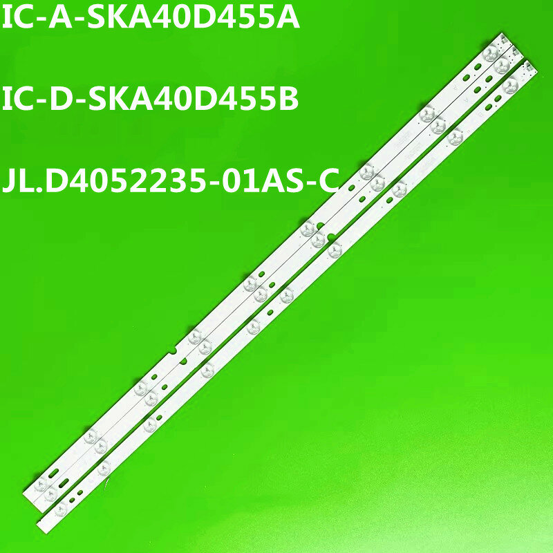 แถบไฟ LED ใหม่3ชิ้นสำหรับ Erisson 40LES73 Ph40e36dsgw 40LES69 Sp-led40 JL D4091235-01AS-C E465853 IC-A-SKA40D455A IC-D-SKA40D455B