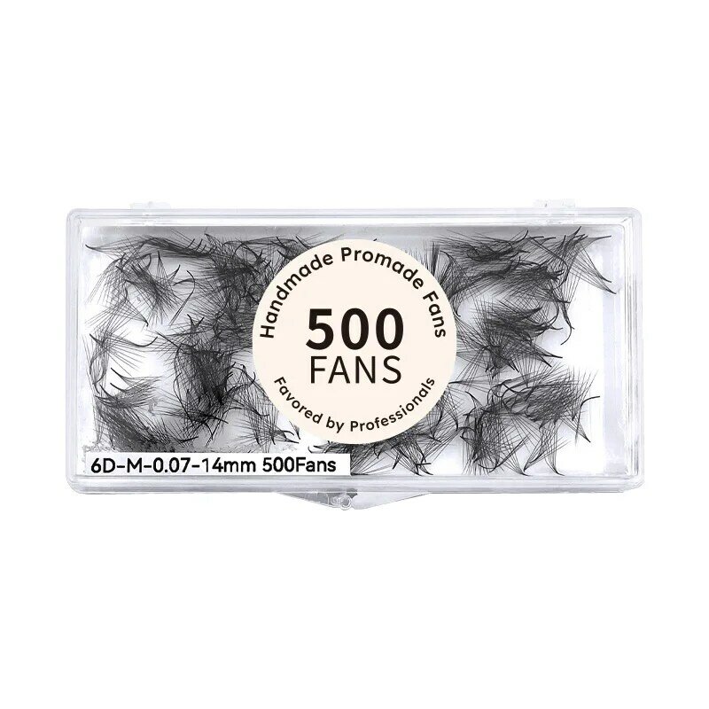 M L Special Curl 500 Loose Promade Fans Handmade Russian Volume Premade Fans 3D 4D 5D 6D 8D Eyelash Extension