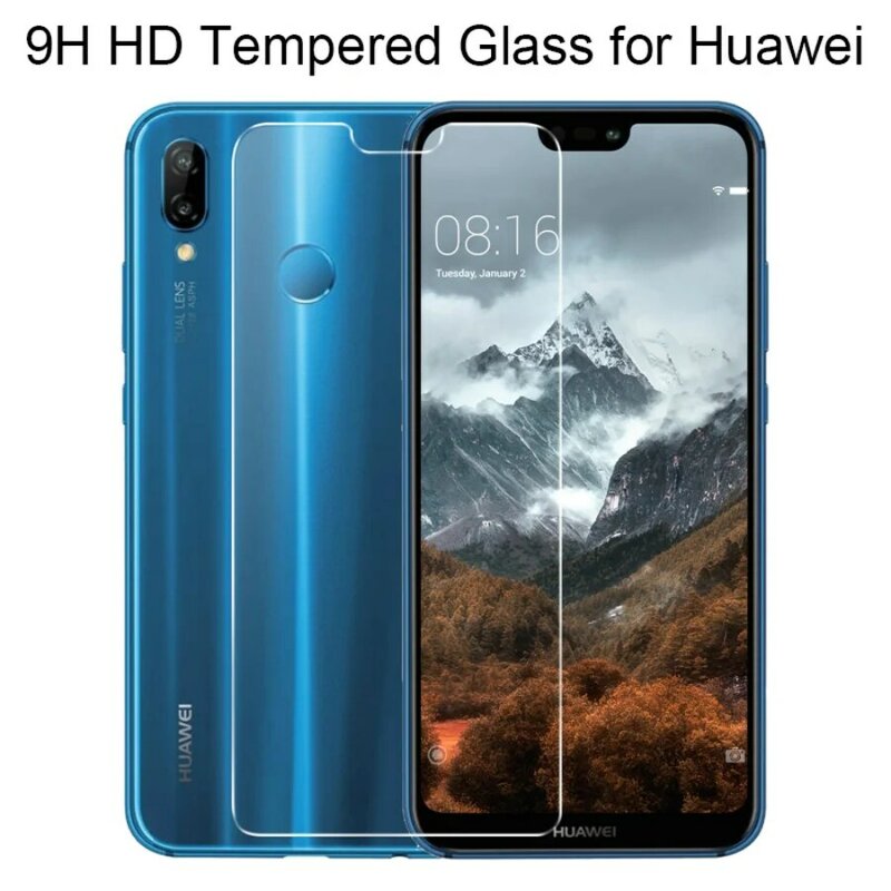 Защитное стекло 9H для Huawei P30 Lite P40 P20 Pro, закаленное стекло для Huawei P8 P9 P10 Lite 2017, защитные пленки для экрана, 3 шт.