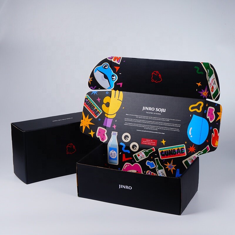 Spersonalizowana fabryka produktów niestandardowe Logo drukowane twarde składane pudełko do pakowania z tektury falistej buty na prezent odzież wysyłka papierowa Packagin