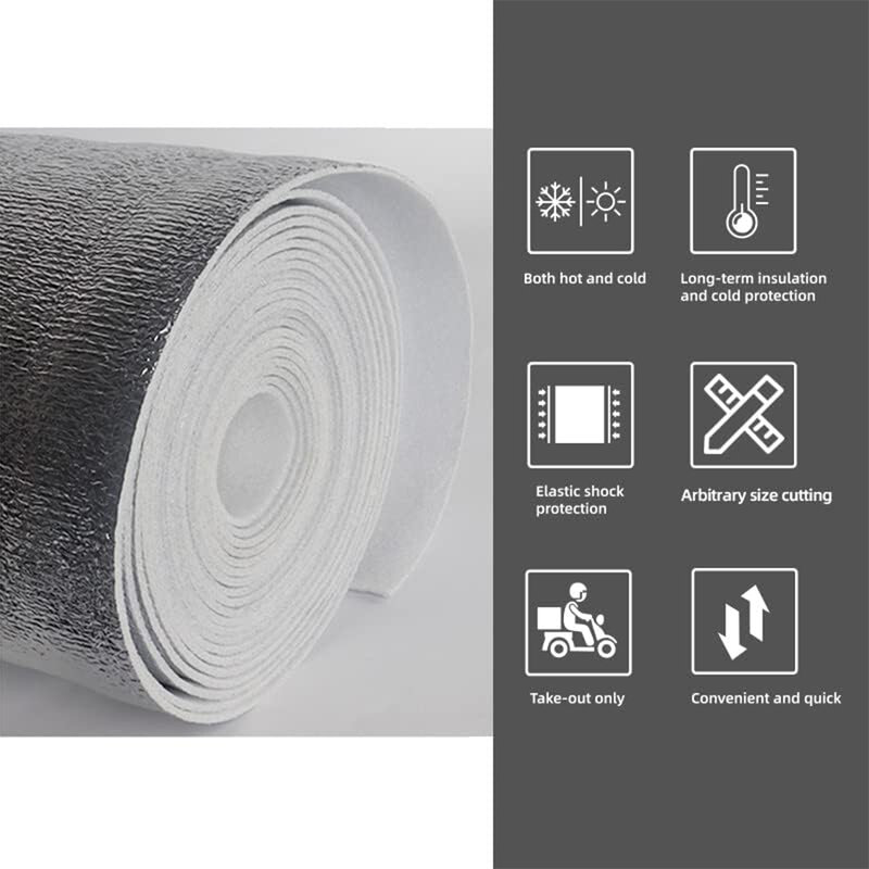 Reflective Insulation roll  Aluminum Film Pearl Cotton Packing Insulation Foil Keeping Fresh and Cold Fit for Fruit Snack Food